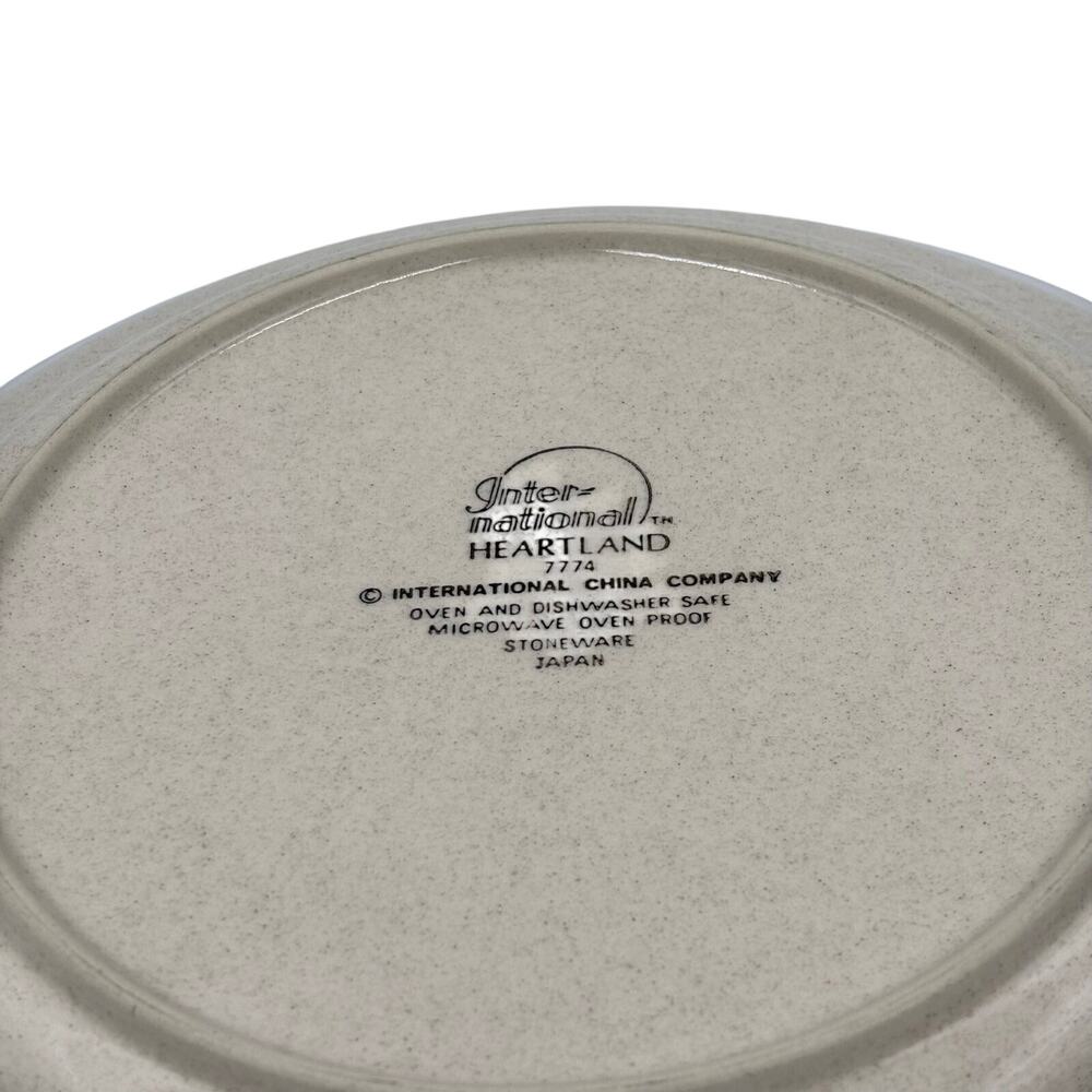 International Stoneware Vintage Heartland Pattern  Stoneware Japan Dinner Plate - Picture 8 of 13